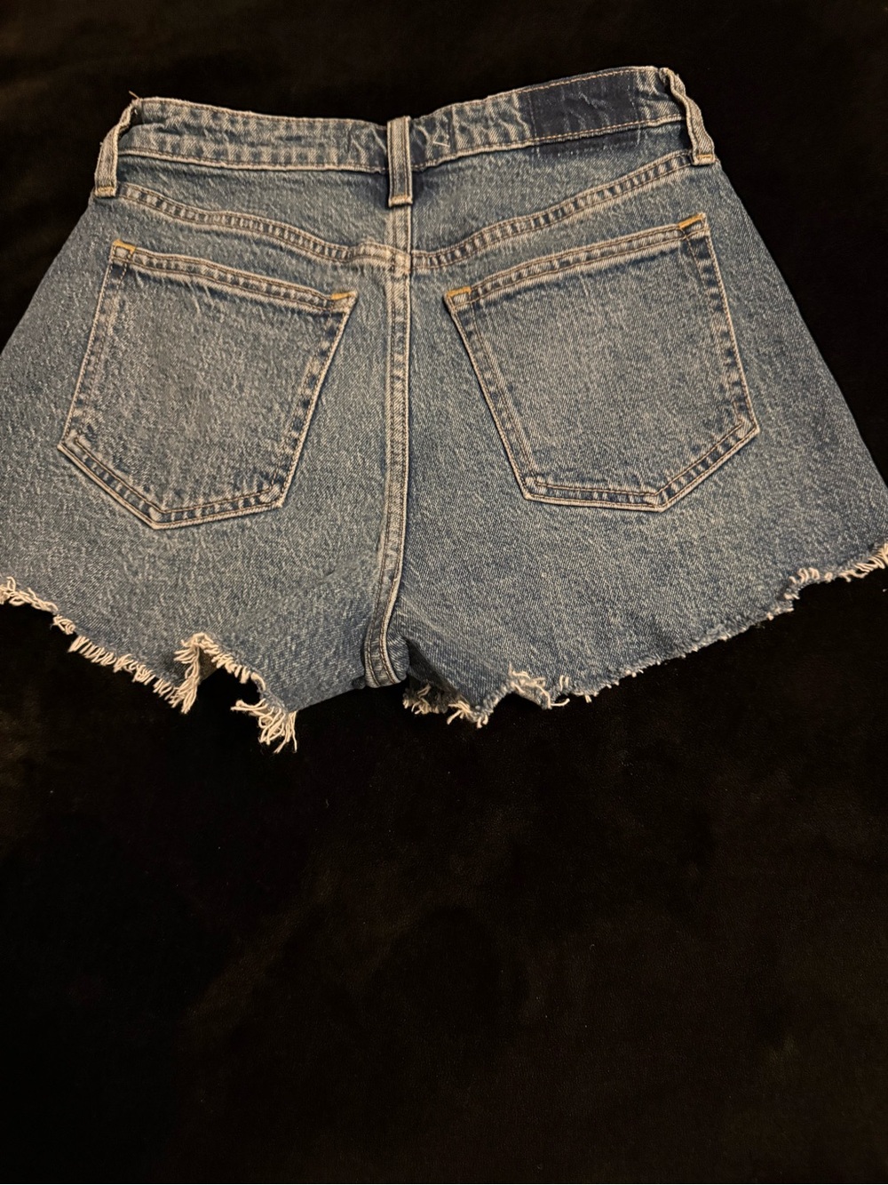 Abercrombie & Fitch Distressed Blue Denim Cutoff Shorts - Picture 5 of 5